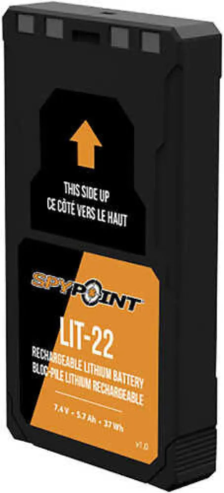 Spypoint 01879 Flex-plus Lit-22 Rechargeable Lithium Battery Model: