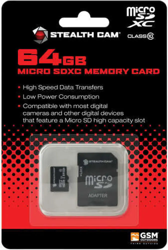 Stealth Cam Stc-64micsd 64gb Micro Sd Card - Stc64micsd