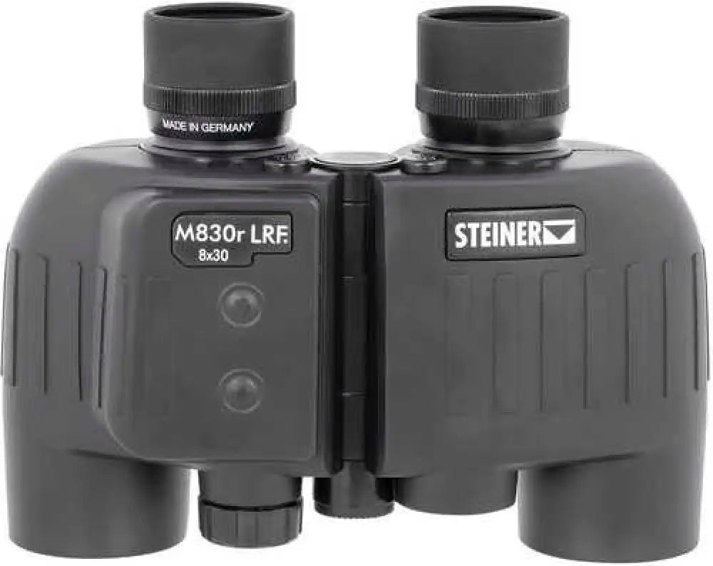 Steiner 2680 M830r Laser Rangefinder 8x30mm Mil Radian Ranging Reticle Floating Prism Black Rubber Armor