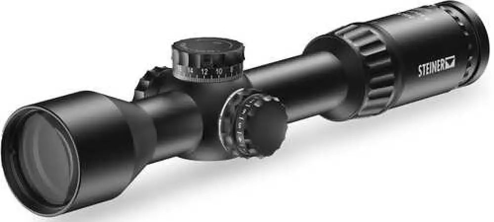 Steiner 8782 H6xi Black 2-12x42mm 30mm Tube Illuminated Str-mil Reticle