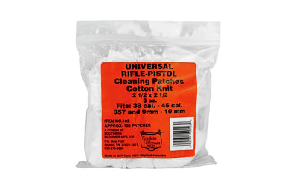 Sthrn Blmr Rfl/pistol 2.5x2.5’’ 125/bag Buy at Faith and Freedom Outdoors - Cleaning Hardware & Components - Patch