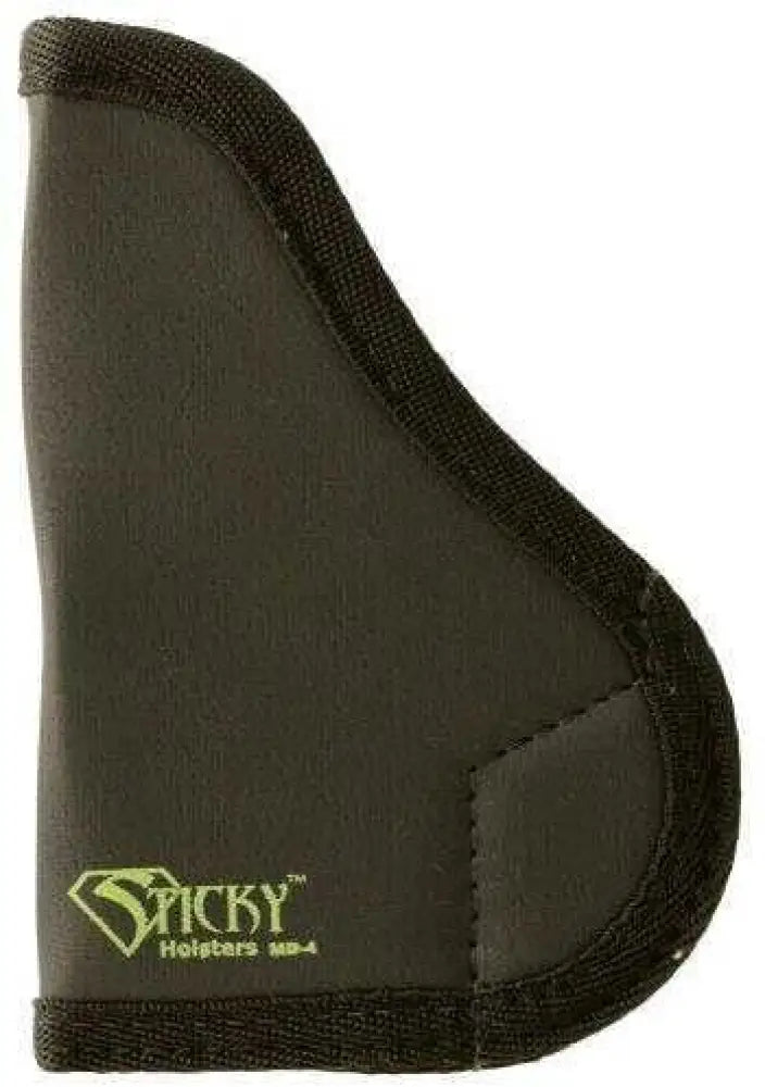 Sticky Holsters Md-4 for Glock 43/m&p Shield Latex Free Synthetic Rubber Black W/green Logo - Md4