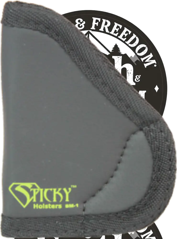 Sticky Holsters Or1 Or-1 Black W/green Logo Latex Free Synthetic Rubber for Optics Ready Sig P938 & Kimber Micro 9