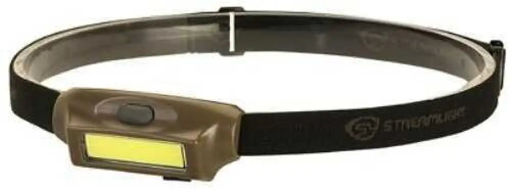 Streamlight 61707 Bandit Rechargeable Headlamp 180 Lumens Led White/green Lithium Coyote