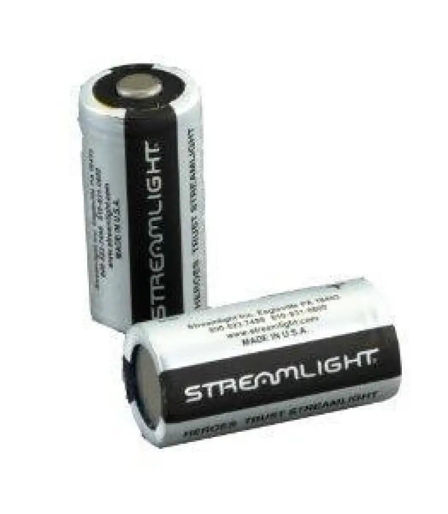 Streamlight Batteries|flashlights & Accessories Lithium Replacement Batteries 2/pk 3-volt 123a Buy at Faith and Freedom
