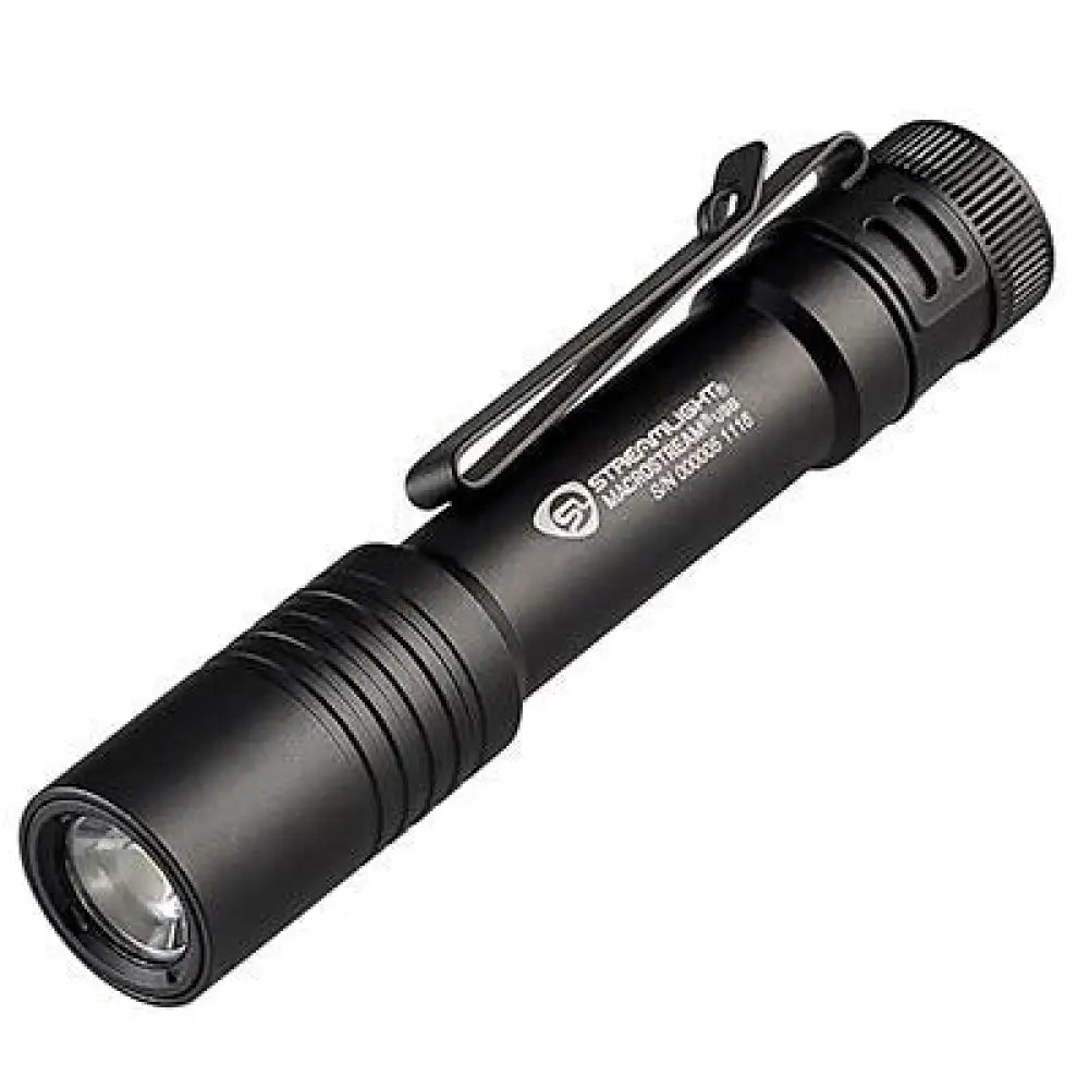 Streamlight Flashlights|flashlights & Accessories Macrostream Usb Flashlight - Black Buy at Faith and Freedom Outdoors