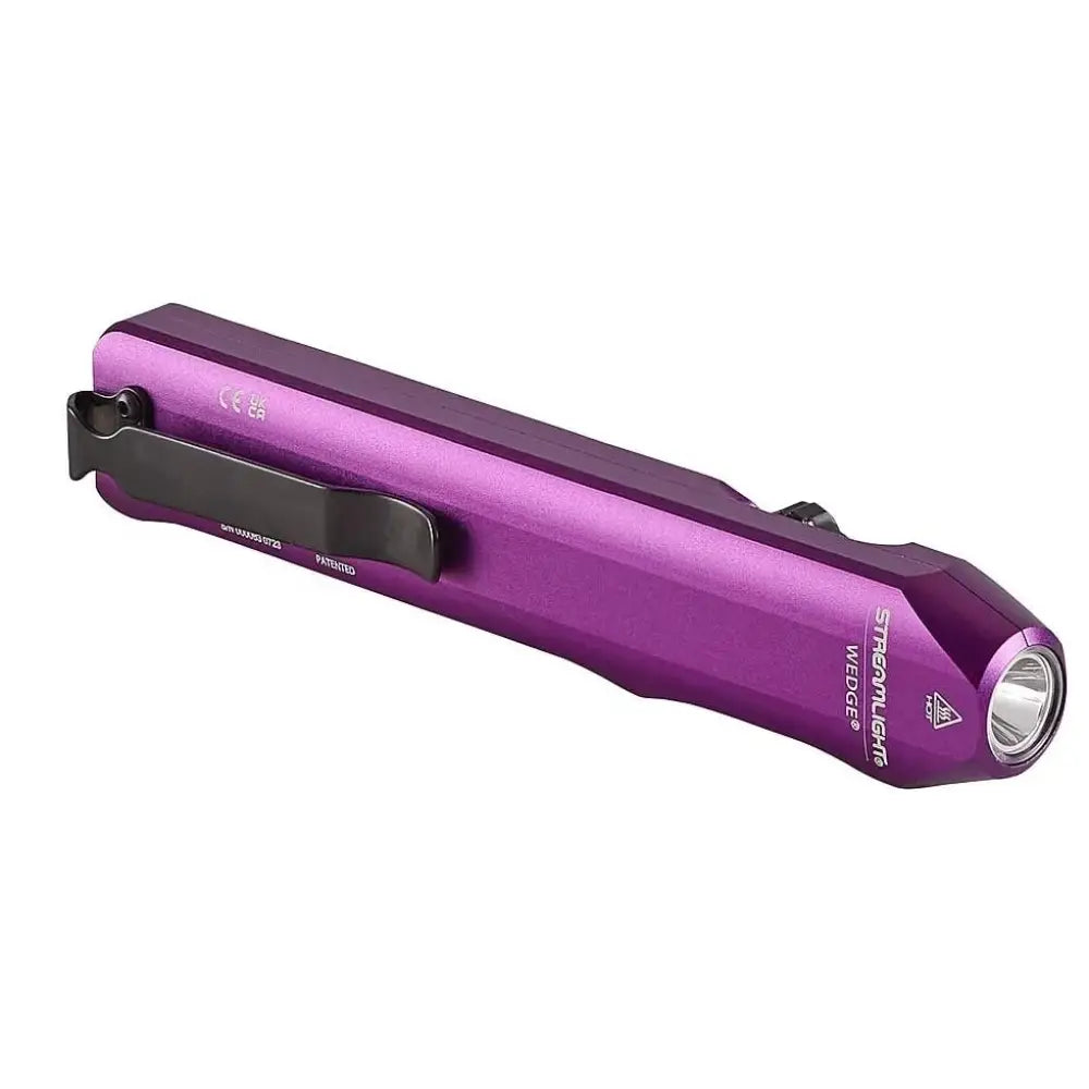 Streamlight Flashlights|flashlights & Accessories Wedge Slim Everyday Carry Flashlight 300 Lumens Purple Buy at Faith