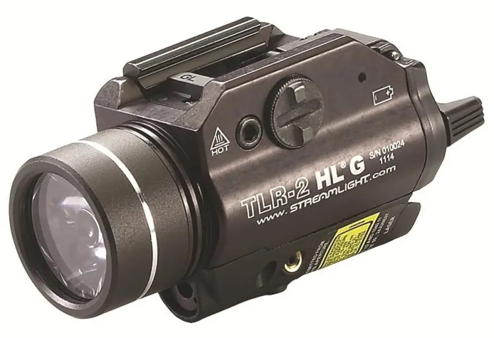 Streamlight Handgun Lights Tlr-2 Hl g Rail Mounted Flashlight with Green Laser Buy at Faith and Freedom Outdoors