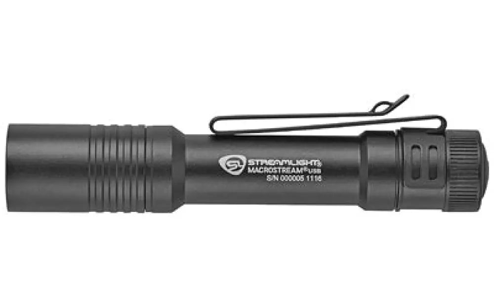 Streamlight Macrostream Usb Black Buy at Faith and Freedom Outdoors - Flashlights