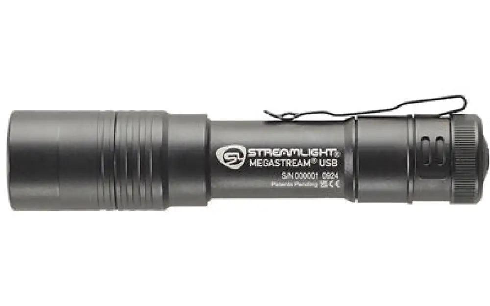Streamlight Megastream Usb Black Buy at Faith and Freedom Outdoors - Flashlights - Flashlight