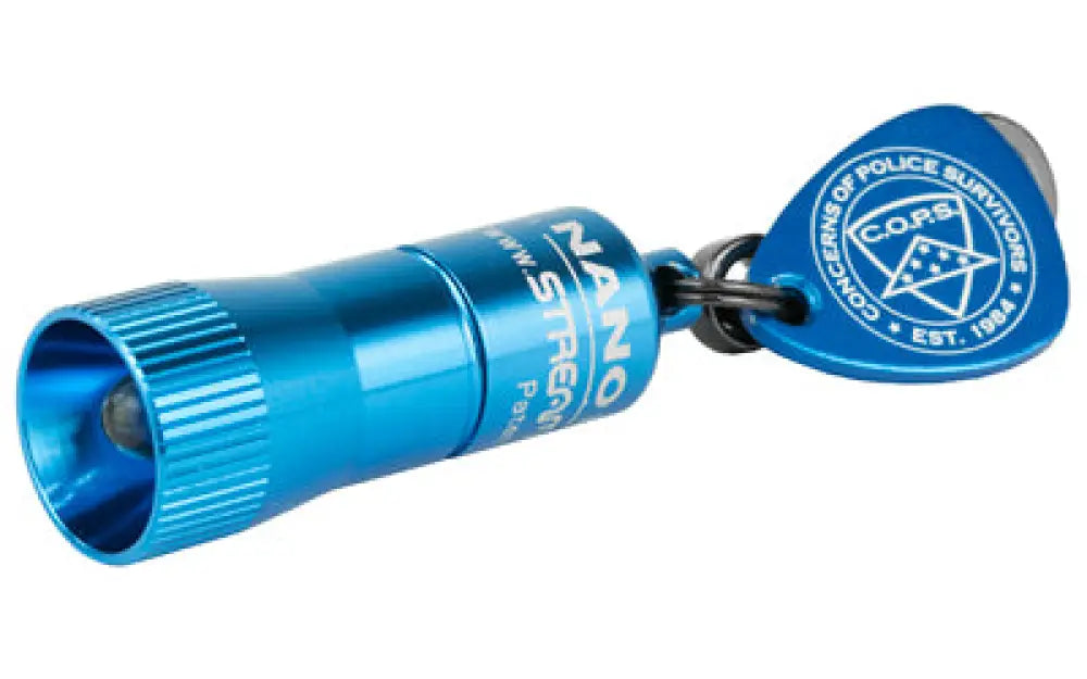 Streamlight NANO 1.47’’ LED BLUE COPS Buy At Faith And Freedom Outdoors - Flashlight