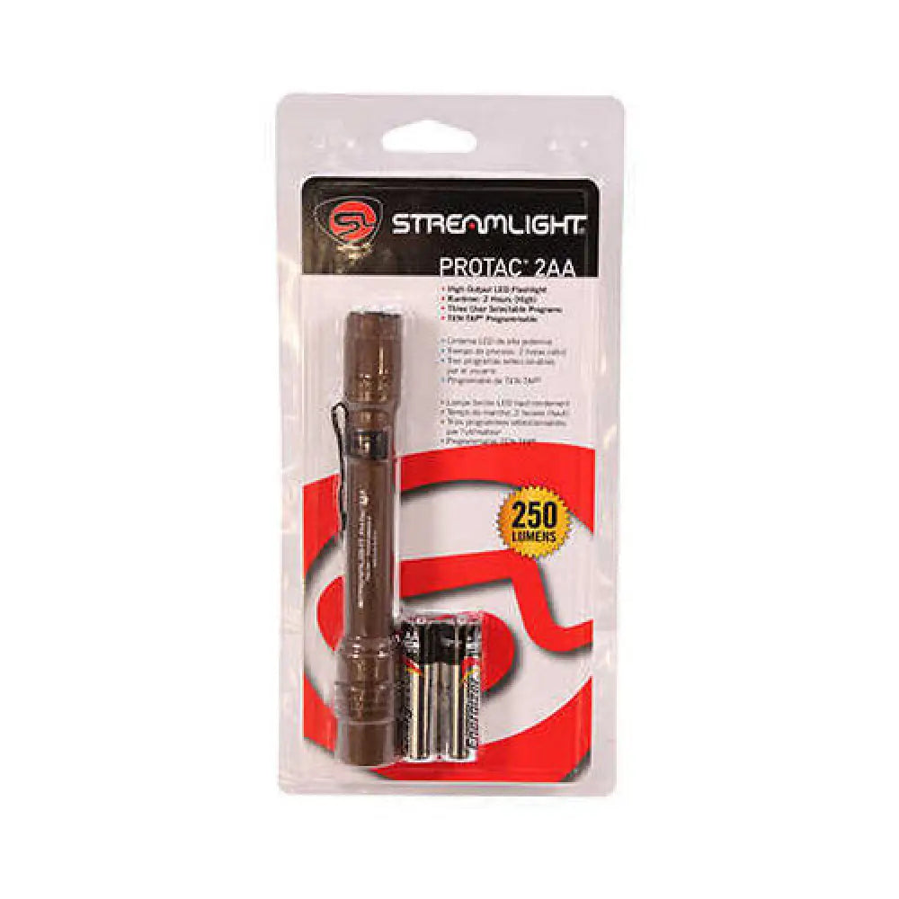 Streamlight Protac 250 Lumen Professional Tactical Flashlight Coyote, - 88072