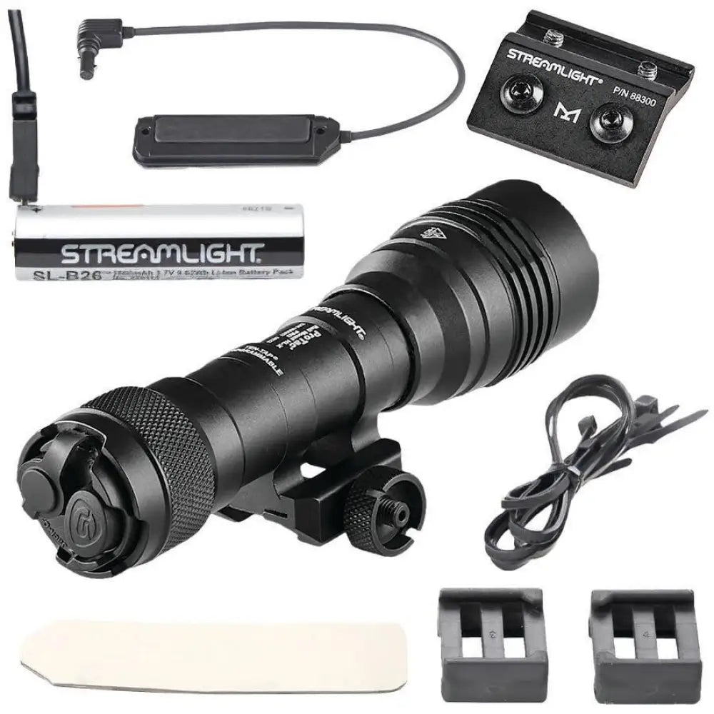 Streamlight Rifle Lights Protac Rail Mount Hl-x Pro Usb System Black Buy at Faith and Freedom Outdoors