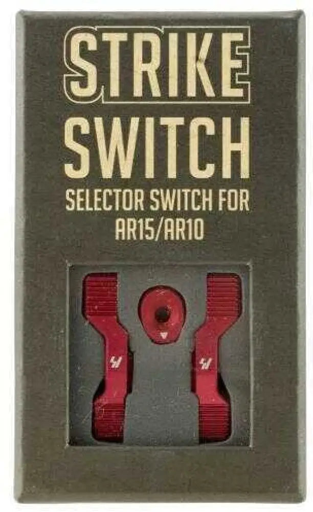 Strike Industies Siarsssred Ar Switch Steel/aluminum Red