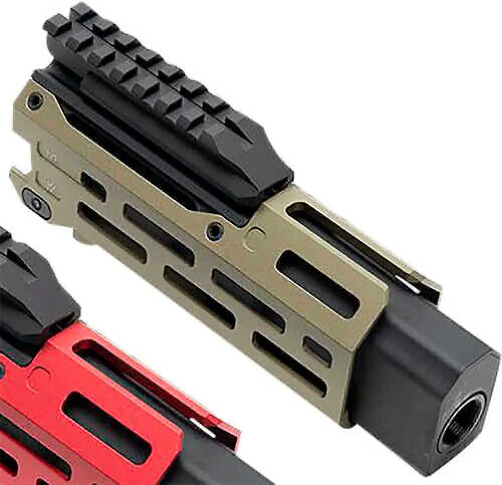 Strike Industries 6’’ M-lok Flat Dark Earth Aluminum with Faux Suppressor for Cz Scorpion Evo (7.72’’ - Cevo-hg-6-fde