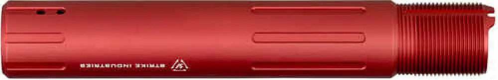 Strike Industries Carbine Length Pistol Receiver Extension Qd Connection Aluminum Red - Si-ar-carpre-slick-red