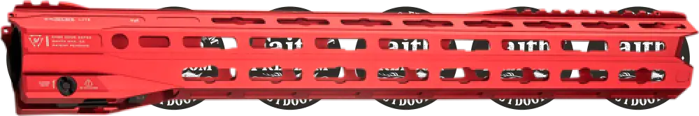 Strike Industries Gridlok-lite-17-red Lite with Quick Rail Detach System 17’’l 1.57’’d M-lok Red Aluminum for Ar-1