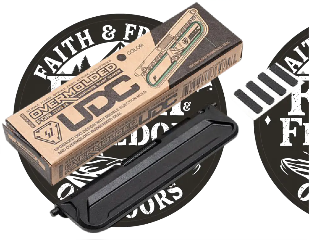 Strike Industries Ultimate Dust Cover Black Polymer for Ar-15 - Ar-omudc-223-bk