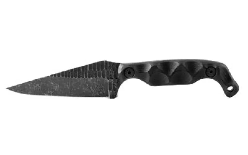 Stroup Bravo 5 3.5’’ Acid Etched Black Buy at Faith and Freedom Outdoors - Fixed Blade Knives