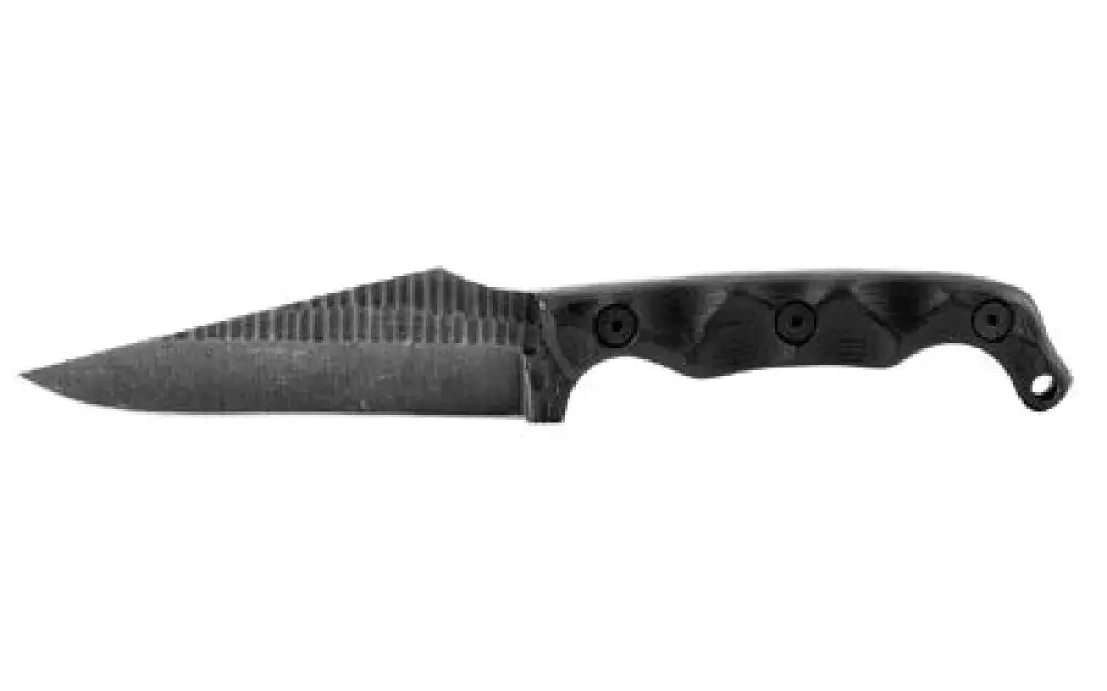 Stroup Tu2 4’’ Acid Etched Black Buy at Faith and Freedom Outdoors - Fixed Blade Knives