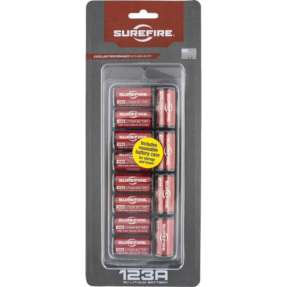 Surefire Batteries Sf123a 12/ct Clamshell Buy at Faith and Freedom Outdoors