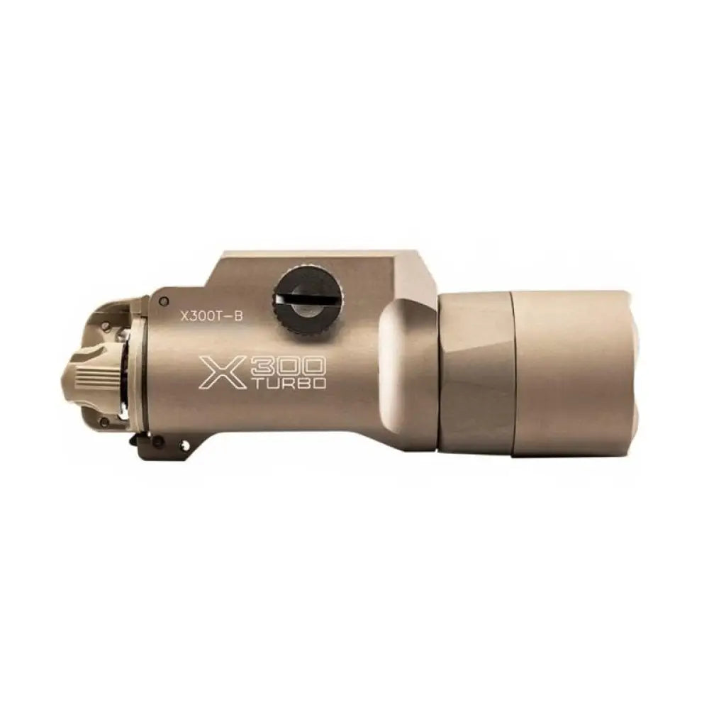 Surefire Rifle Lights X300t-b Turbo Weapon Light Universal and Pic Mount 650 Lumens Tan Thumb Screw Buy at Faith