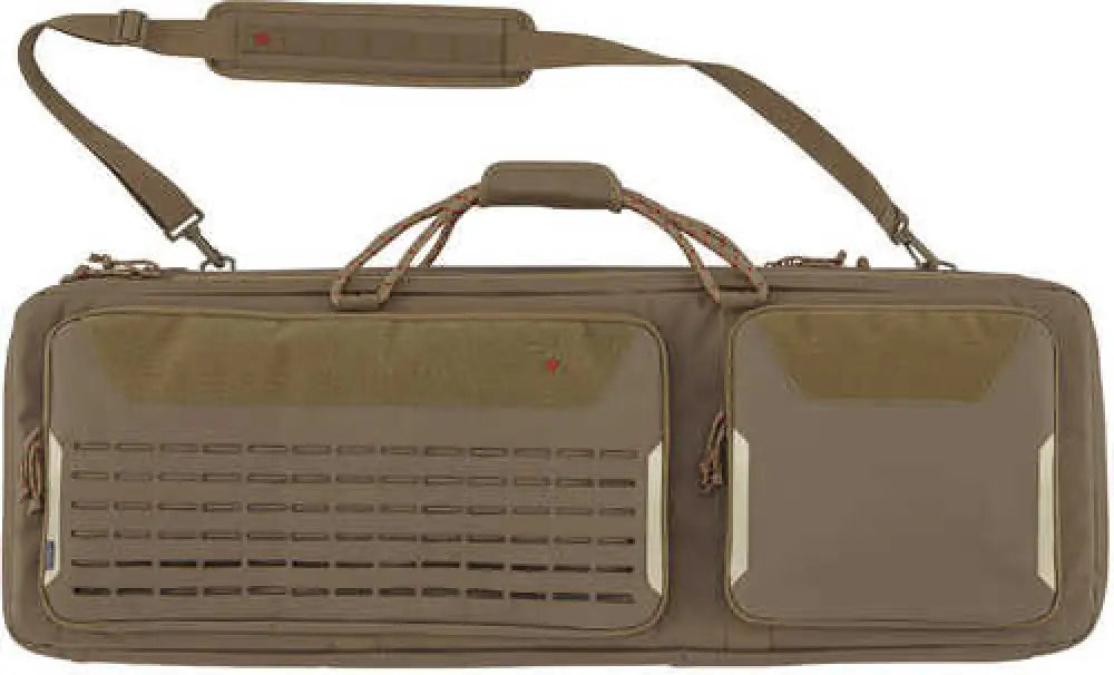 Tac Six 10839 Unit Tactical Rifle Case 38’’ Black Holds 2 Rifles with Large Exterior Pockets & Padded Shoulder Strap