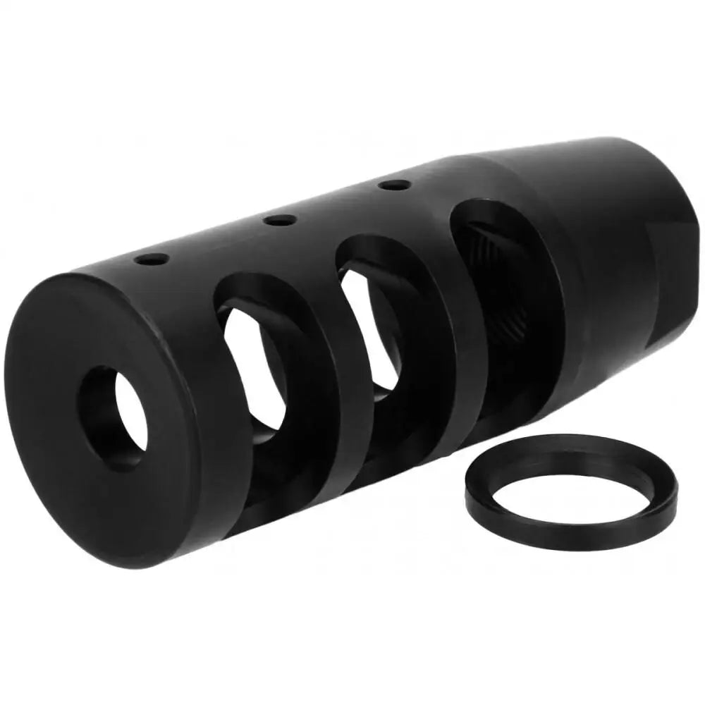 Tacfire Muzzle Devices Tacfire 5/8x24 Nitrided Compact Compensator.308 Cal Steel Black Buy at Faith and Freedom Outdoors