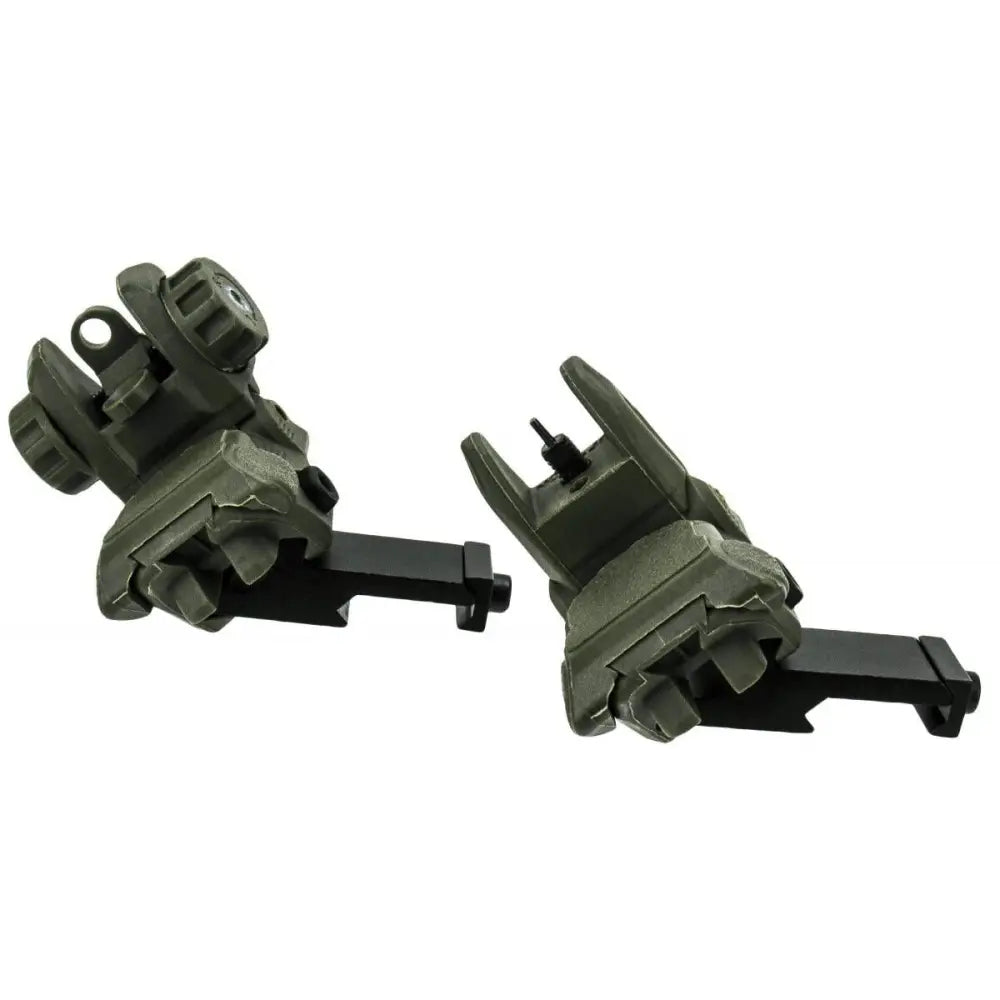 Tacfire Rifle Sights Ar-15 45 Degree/low Profile Pop Up Od Geen Polymer Buy at Faith and Freedom Outdoors
