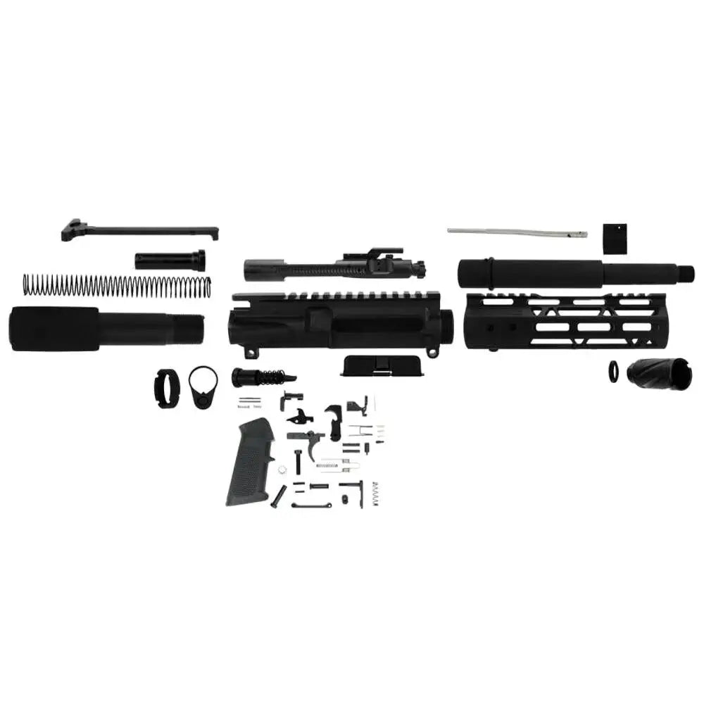 Tacfire Uppers Tacfire 7.5’’ Unassembled Ar 300 Blackout Pistol Build Kit with Lower Parts Buy at Faith and Freedom