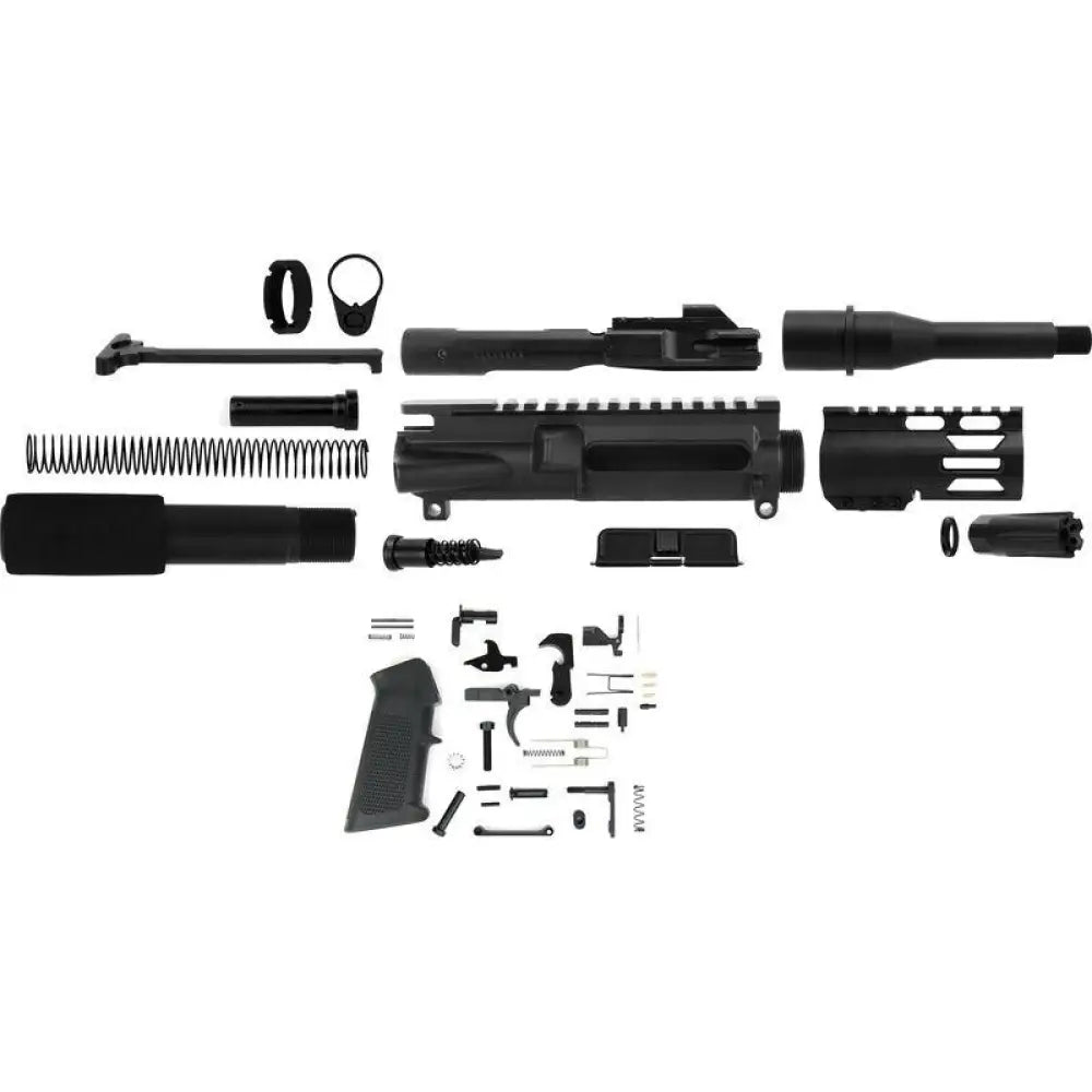 Tacfire Uppers Tacfire Unassembled 9mm Luger 7’’ Barrel Pistol Build Kit with Lower Parts Buy at Faith and Freedom
