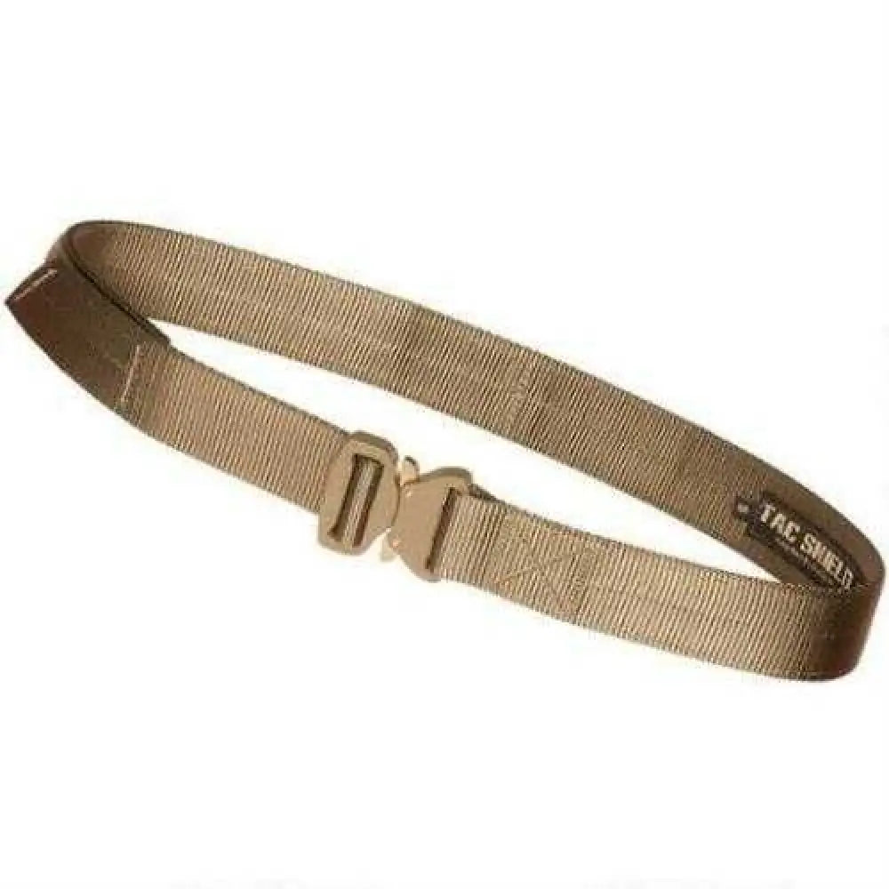 Tacshield Gun Belt Tactical 1.75’’ W/cobra Buckle Large Coyote Model: T303lgcy