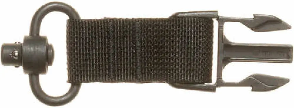 Tacshield (military Prod) T6093bk Qd Sling Attachment for Push Button Black Webbing - T6093bk