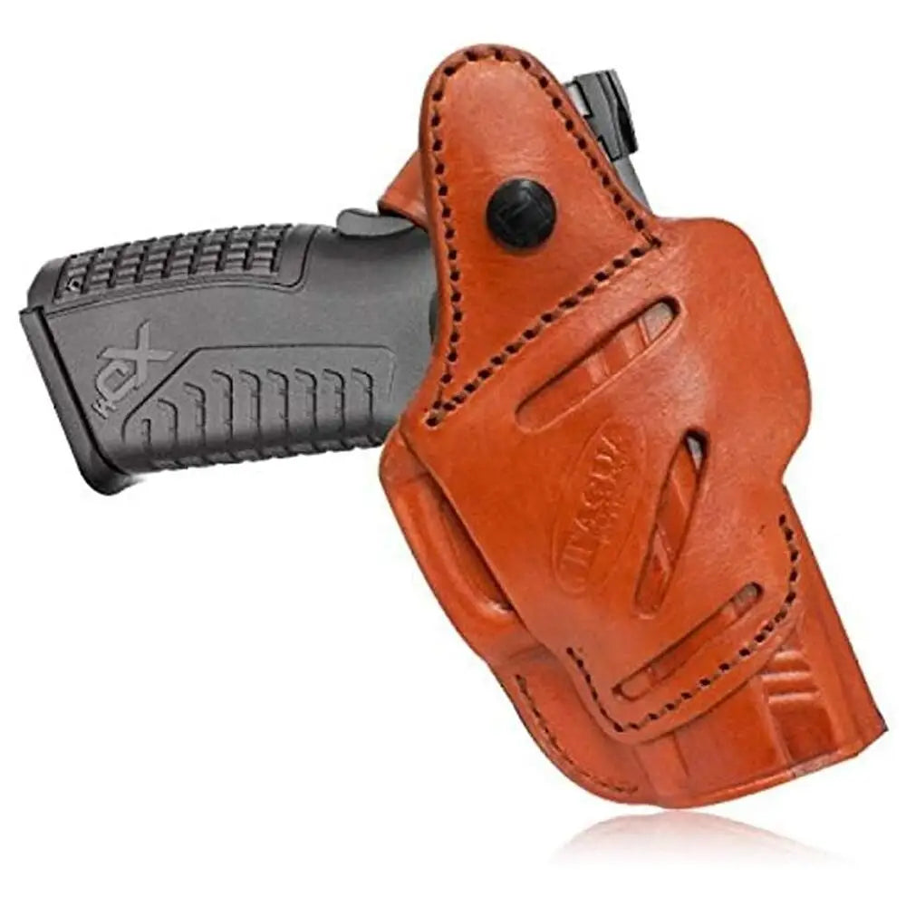 Tagua Gun Leather Holsters 4in1 Iwb Holster with Snap for S&w j Frame Brown Right Hand Buy at Faith and Freedom Outdoors