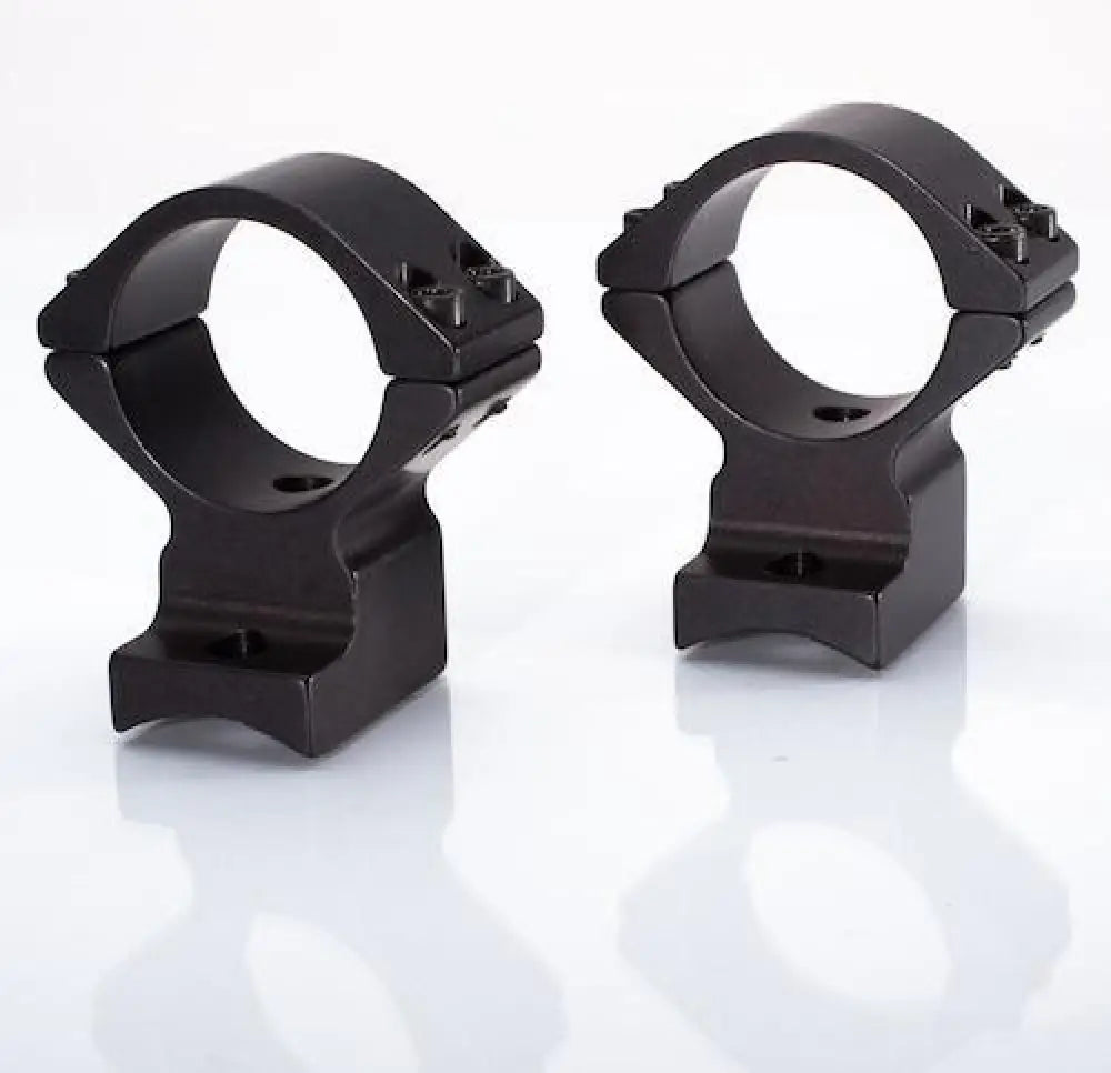 Talley Mounting Systems Scope Rings Lightweight Alloy Mount Combo Remington 700 Long Action 30mm Low - Black Anodized
