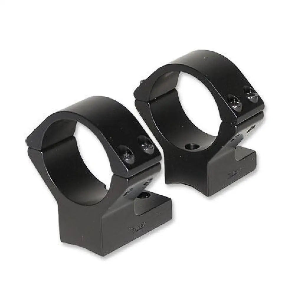 Talley Mounting Systems Scope Rings Lightweight Alloy Mounts - Black Anodized - 30mm - Medium Remington
