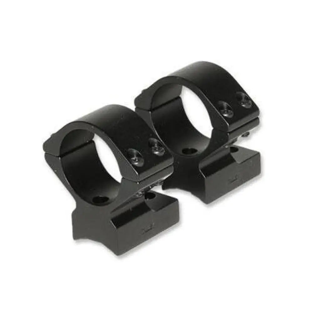 Talley Mounting Systems Scope Rings Lightweight Alloy Mounts - Black Anodized 1’’ - Medium Savage with Accutrigger
