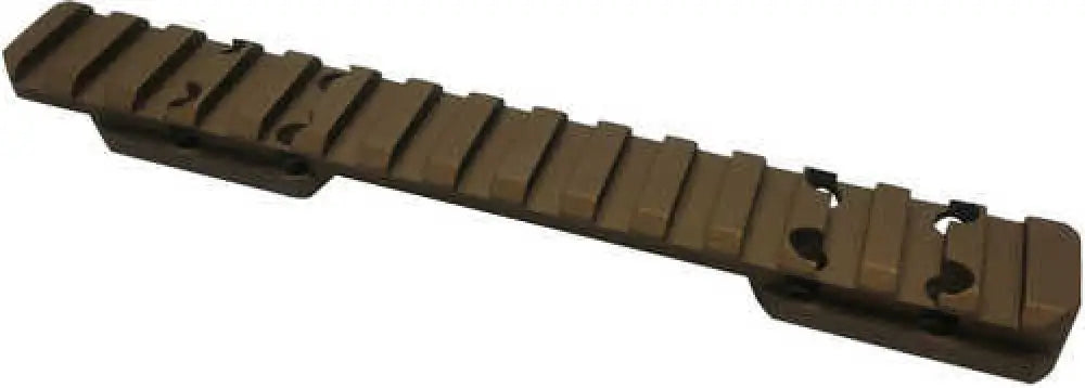 Talley Plmsb735 Picatinny Rail Smoked Bronze Cerakote Aluminum Compatible W/ Browning X-bolt Long Action 20 Moa