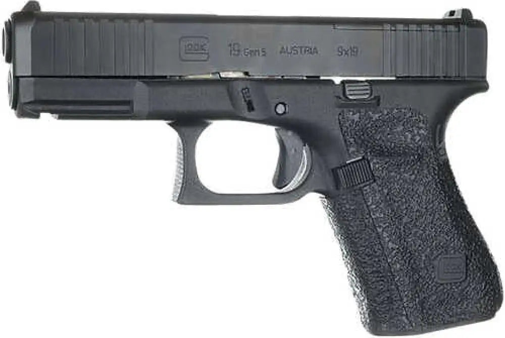 Talon Grips Ev02r Adhesive Grip Textured Black Rubber Fits Compact Glock Gen 5 (19 23 Etc.) - Ev02r