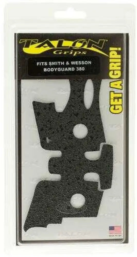 Talon Grips Inc Rubber Black Adhesive S&w Body Guard.380 701r