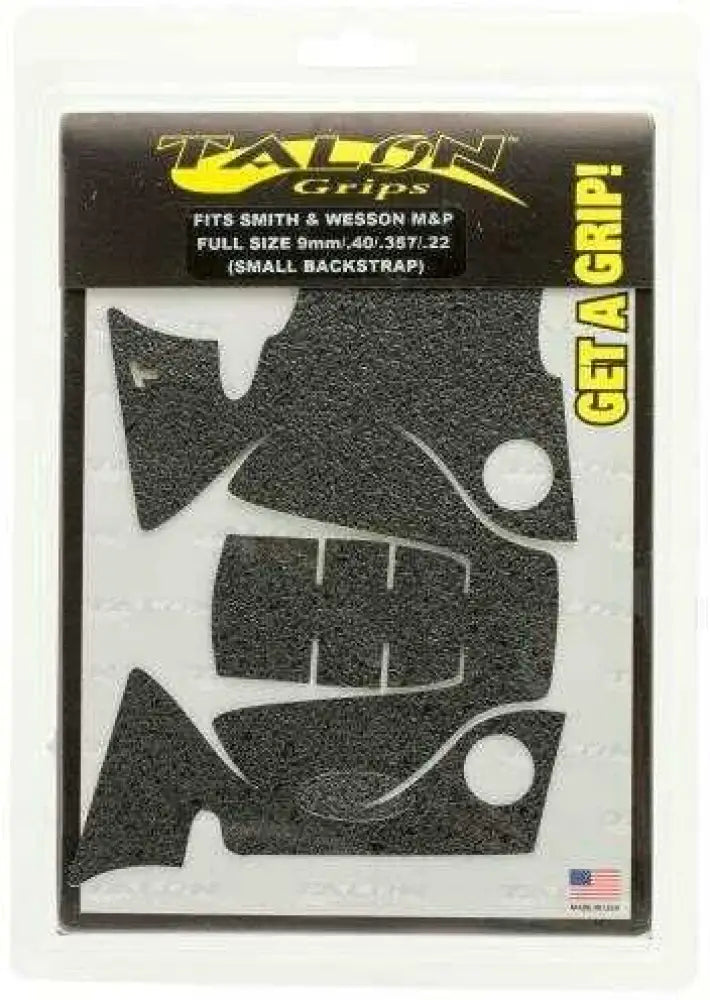Talon Grips Inc Rubber Black Adhesive S&w M&p 22/9mm/357/40 Full Size 703r