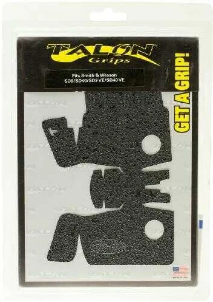 Talon Grips Inc Rubber Black Adhesive S&w Sd9/sd40/sd9 Ve/sd40 708r