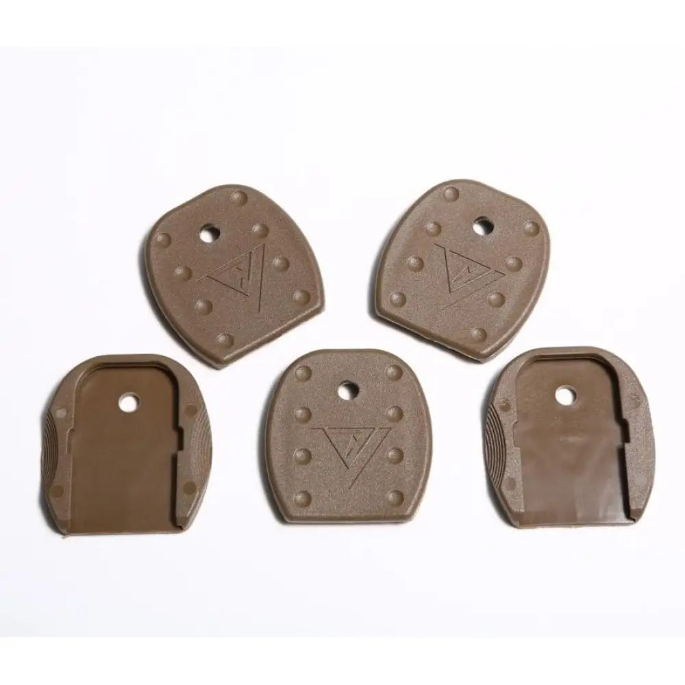 Tangodown Magazine Extensions Tangodown Vickers Tactical Floor Plates for Glock 5pk Tan Buy at Faith and Freedom