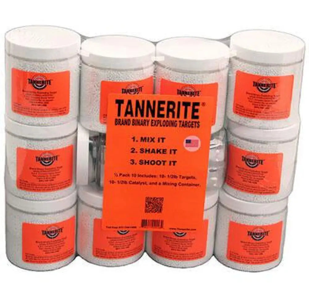 Tannerite Reactive Targets Tannerite Exploding Rifle 1/2lb 10/pk Buy at Faith and Freedom Outdoors