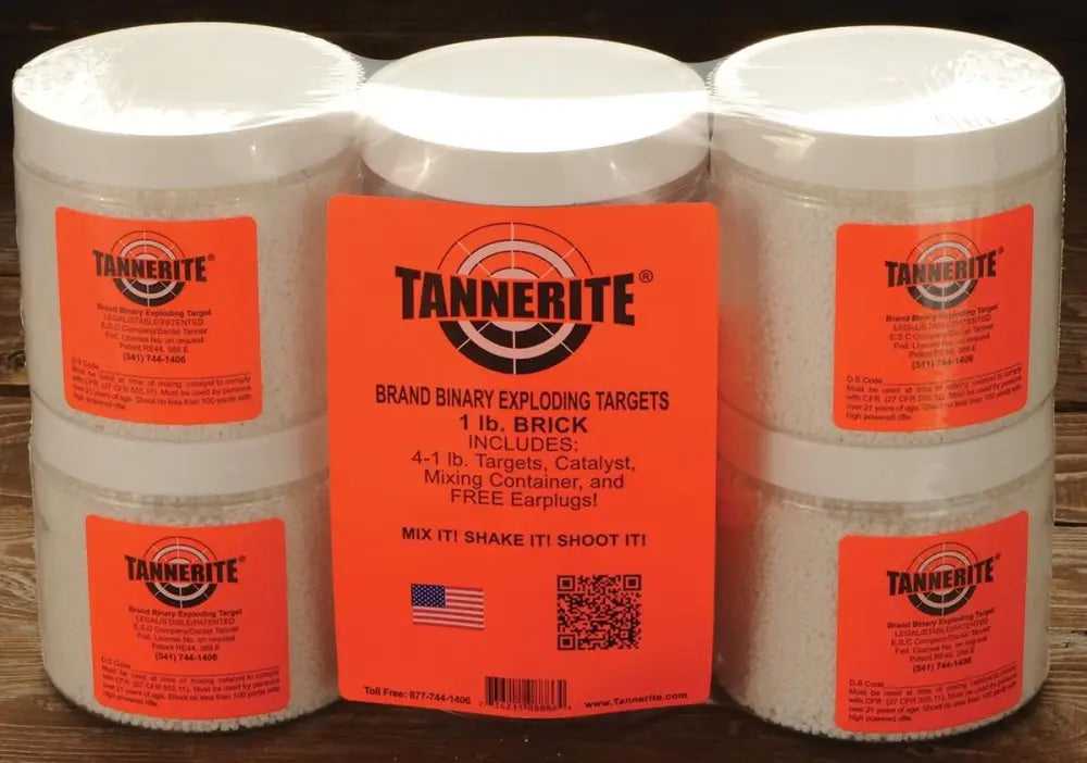 Tannerite Reactive Targets Tannerite Exploding Rifle 1/2lb 4/pk Buy at Faith and Freedom Outdoors