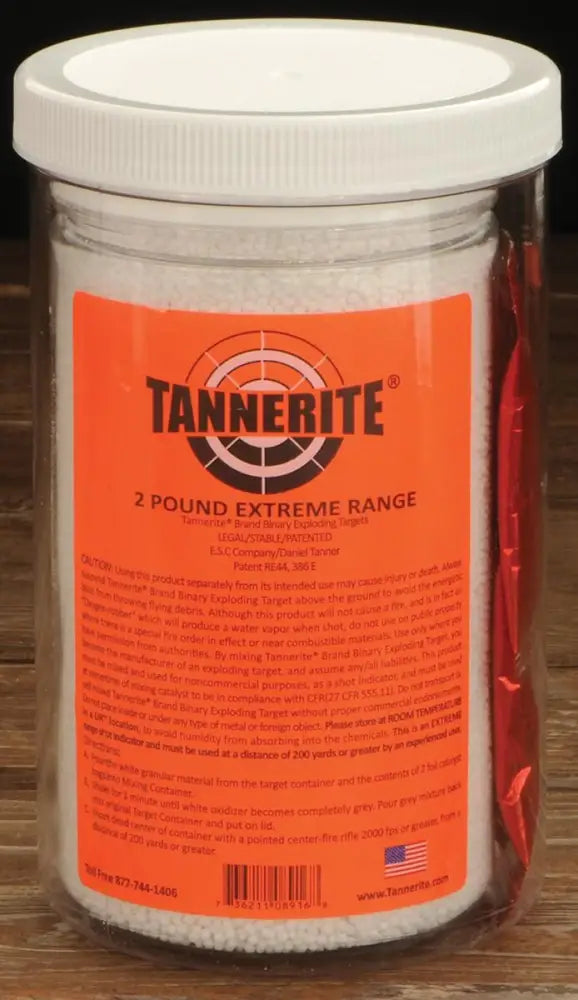 Tannerite Reactive Targets Tannerite Single Exploding Rifle Target 2lb Buy at Faith and Freedom Outdoors