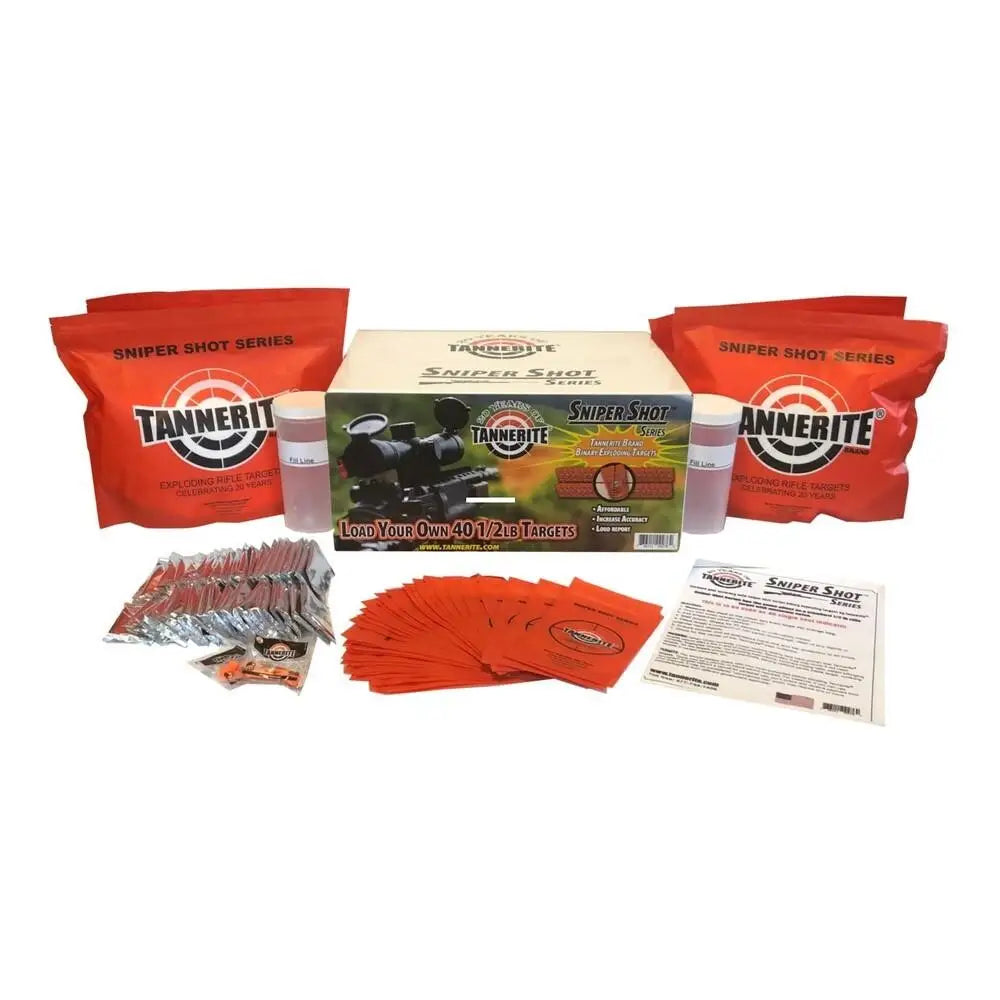 Tannerite Reactive Targets Tannerite Sniper Shot Series Propack 40 Case of 1/2 Load your Own Buy at Faith and Freedom
