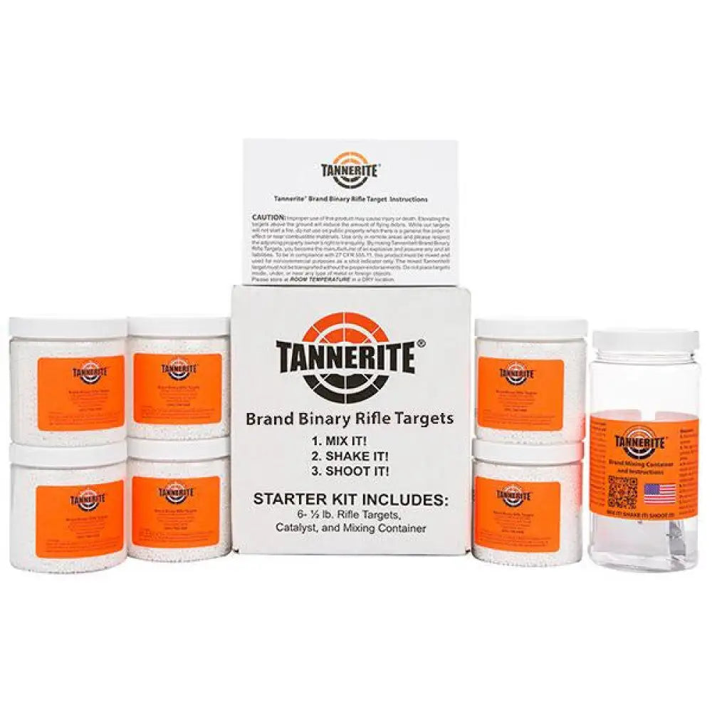 Tannerite Reactive Targets Tannerite Starter Pack Exploding Rifle 1/2lb 6/pk Buy at Faith and Freedom Outdoors