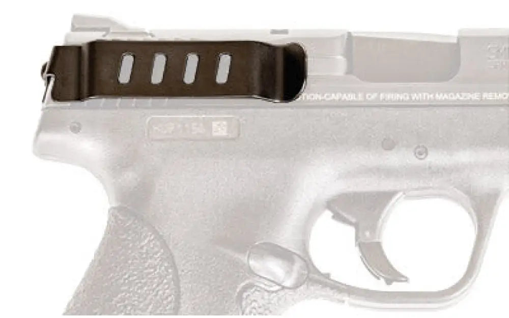 Techna Clip S&w Shield Right Hand Black Buy at Faith and Freedom Outdoors - Holsters - Belt Clip