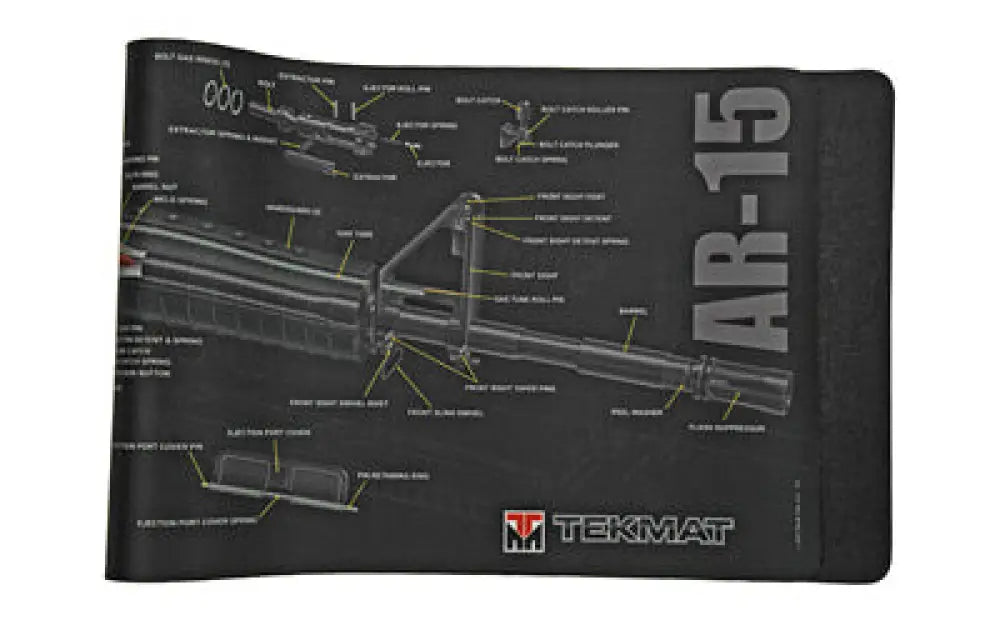 Tekmat Cutaway Rifle Mat Ar15 Black Buy at Faith and Freedom Outdoors - Cleaning Hardware & Components - Mat